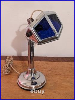 Lampe PIROUETT art déco 1930 câble tissu torsadé + prise + interrupteur