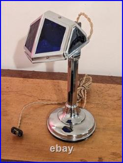 Lampe PIROUETT art déco 1930 câble tissu torsadé + prise + interrupteur