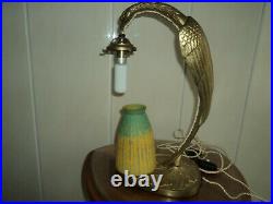 Lampe Pied Bronze Art Nouveau/deco Galle Daum Muller Majorelle 1900 Guimard