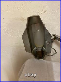 Lampe Pirouet Art Deco En Chrome Orientable Années 30 Lampe De Banquier Bureau