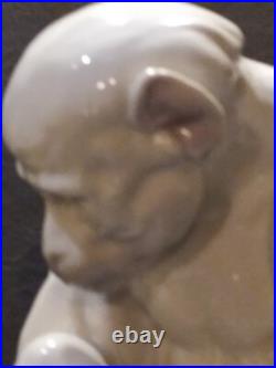 Lampe Singe Porcelaine Gebruder Heubach Veilleuse Statue Art Déco Ancienne