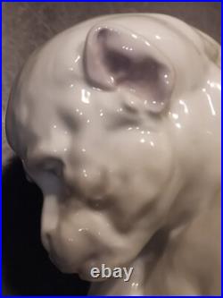 Lampe Singe Porcelaine Gebruder Heubach Veilleuse Statue Art Déco Ancienne