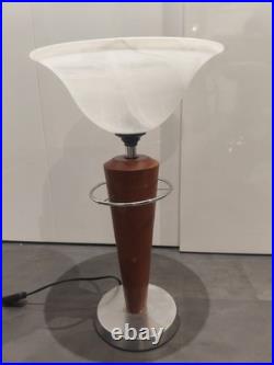 Lampe Style Art Déco En Bois