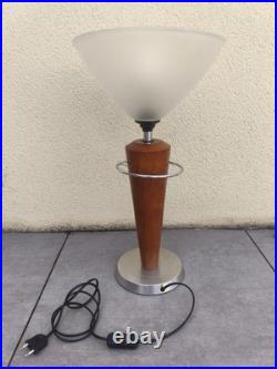 Lampe Style Art Déco En Bois