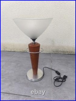 Lampe Style Art Déco En Bois