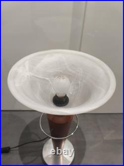 Lampe Style Art Déco En Bois