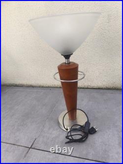 Lampe Style Art Déco En Bois