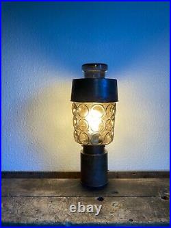 Lampe Suspension ART DECO Cuivre et verre / Original, qualitatif et rare