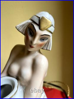 Lampe Veilleuse art déco, signée ARMAND GODARD & ALADIN FRANCE- modèle RARE