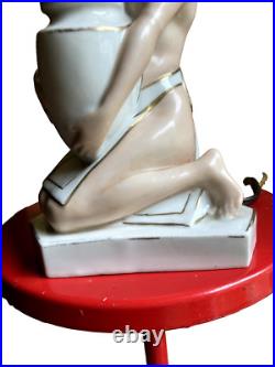 Lampe Veilleuse art déco, signée ARMAND GODARD & ALADIN FRANCE- modèle RARE