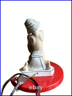 Lampe Veilleuse art déco, signée ARMAND GODARD & ALADIN FRANCE- modèle RARE