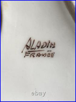 Lampe Veilleuse art déco, signée ARMAND GODARD & ALADIN FRANCE- modèle RARE