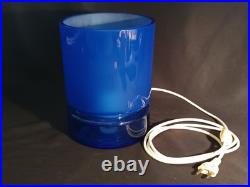 Lampe Verre Bleue SPACE AGE Époque Pop Art Deco 1960 70