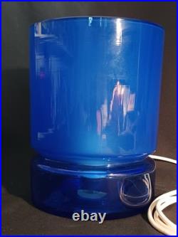 Lampe Verre Bleue SPACE AGE Époque Pop Art Deco 1960 70
