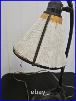 Lampe Vintage En Fer Forgé Art Deco