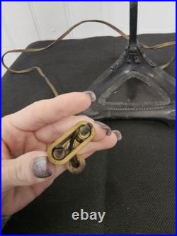 Lampe Vintage En Fer Forgé Art Deco