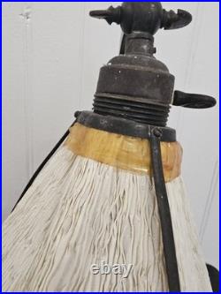 Lampe Vintage En Fer Forgé Art Deco