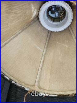 Lampe Vintage En Fer Forgé Art Deco