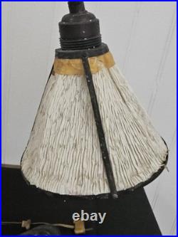 Lampe Vintage En Fer Forgé Art Deco