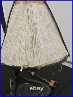 Lampe Vintage En Fer Forgé Art Deco
