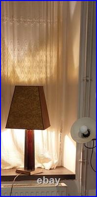 Lampe à Poser vintage ART DECO Style ROMEO REGA Altuglas Et Chrome SUPERBE