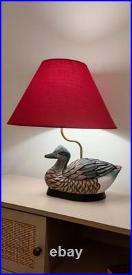 Lampe à poser décorative Pied canard sculpté Style cottage / vintage