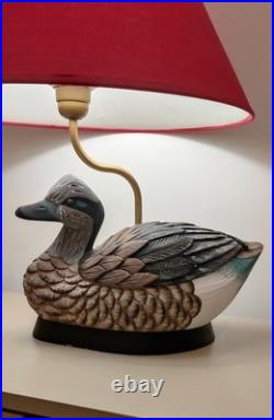 Lampe à poser décorative Pied canard sculpté Style cottage / vintage