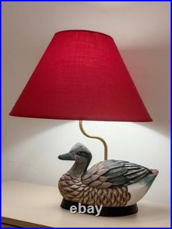 Lampe à poser décorative Pied canard sculpté Style cottage / vintage