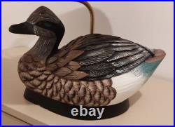 Lampe à poser décorative Pied canard sculpté Style cottage / vintage