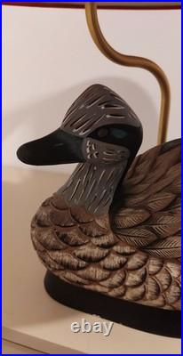 Lampe à poser décorative Pied canard sculpté Style cottage / vintage