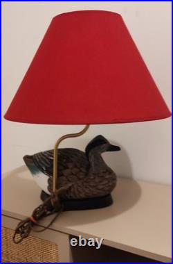 Lampe à poser décorative Pied canard sculpté Style cottage / vintage