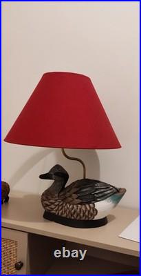 Lampe à poser décorative Pied canard sculpté Style cottage / vintage
