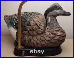 Lampe à poser décorative Pied canard sculpté Style cottage / vintage