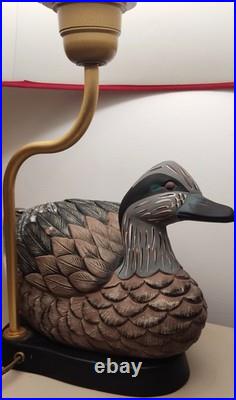 Lampe à poser décorative Pied canard sculpté Style cottage / vintage
