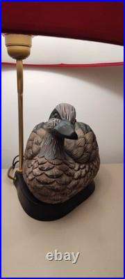 Lampe à poser décorative Pied canard sculpté Style cottage / vintage