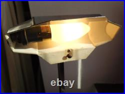 Lampe ancienne pirouett, art déco en métal chrome