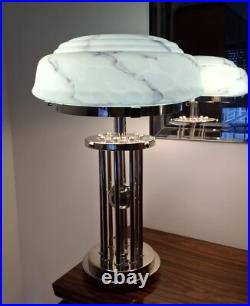 Lampe art déco pâte de verre
