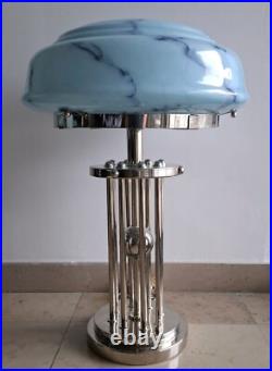 Lampe art déco pâte de verre