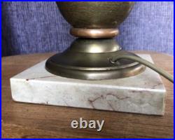 Lampe art deco signée A. Ducobu en dinanderie