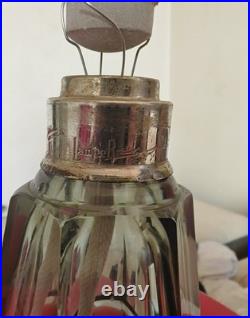 Lampe berger paris art deco cristal baccarat intact