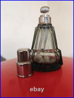 Lampe berger paris art deco cristal baccarat intact