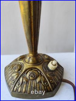Lampe bronze Art nouveau Art déco Fleurs Et Bronze