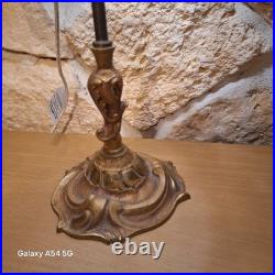 Lampe bronze, nacre esprit art déco