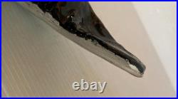 Lampe céramique noire Otarie au ballon jaune Art Déco année 40 XX