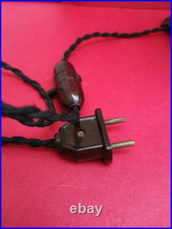 Lampe champignon art deco 1930 signée Muller Frères pied fer martelé TBE