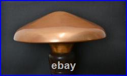 Lampe champignon art déco vintage en cuivre