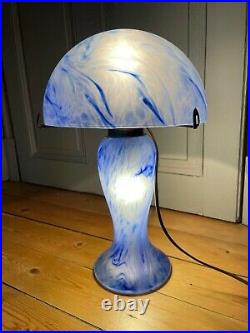 Lampe champignon en pâte de verre Art Deco Vincent Cadeaux