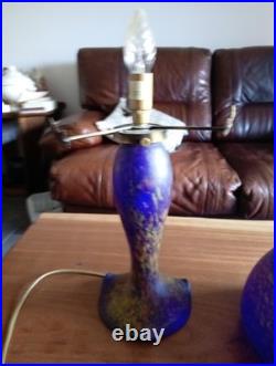 Lampe champignon pâte de verre