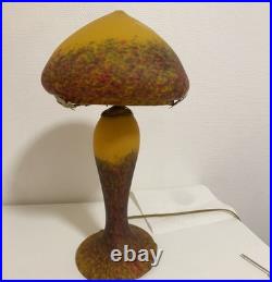 Lampe champignon pâte de verre