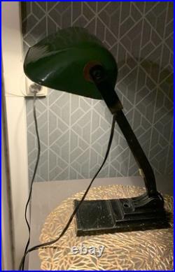 Lampe de Bureau Art Déco Lampe de Notaire Erpe modèle 52 INTERRUPTEUR HS
